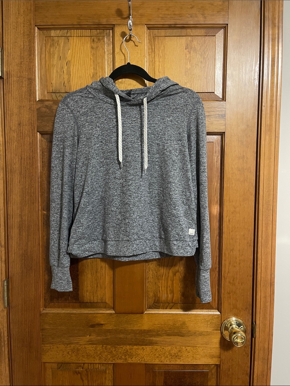 Vuori Gray Heathered Pullover Hoodie